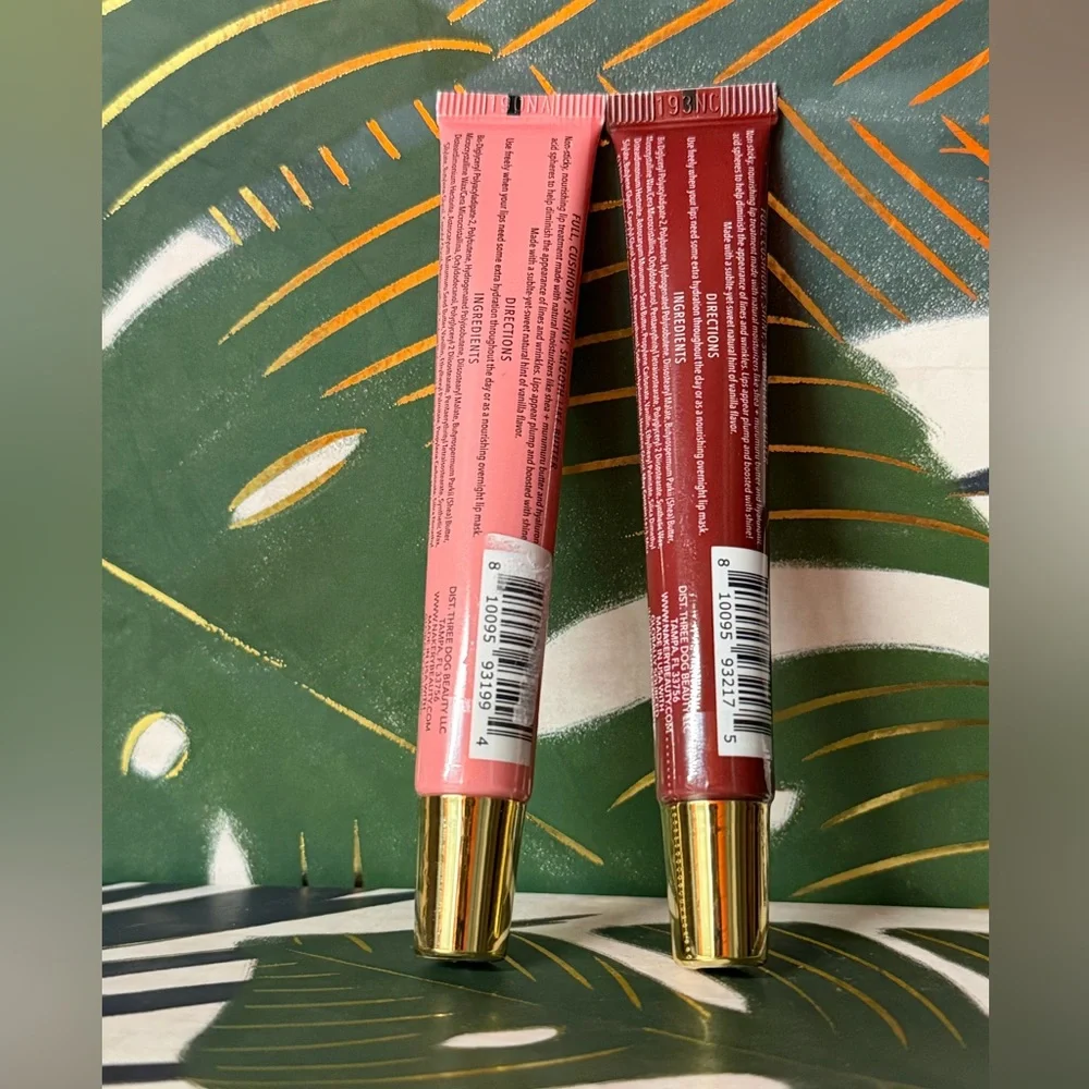 Nakery set of 2 Beauty Plumping Lip Treatment Set - Fresh Bloom & Birthday suit